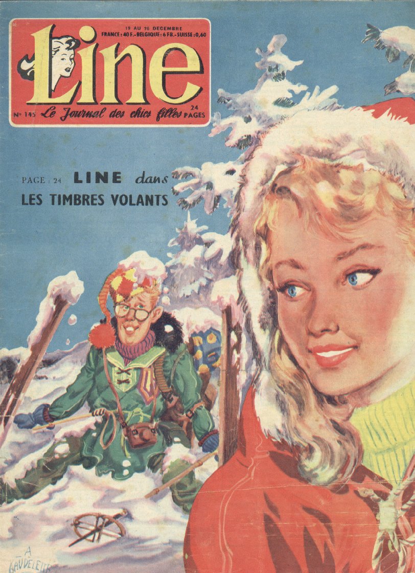 Line, le journal des chics filles N 145 du 19 dcembre 1957