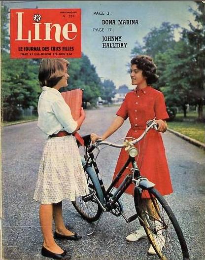 Line, le journal des chics filles N 324 du 23 mai 1961